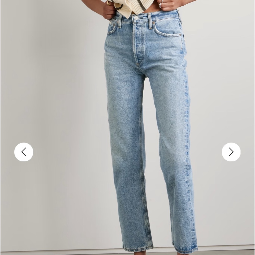 Agolde Light Blue 90's pinch waist jean
